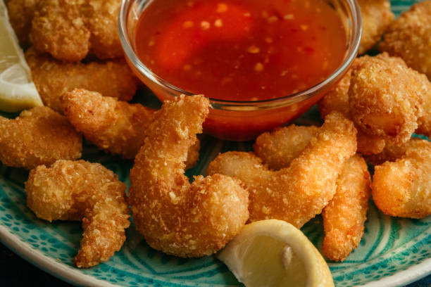 Asian Tempura fried Shrimps with Sweet Chili Sauce