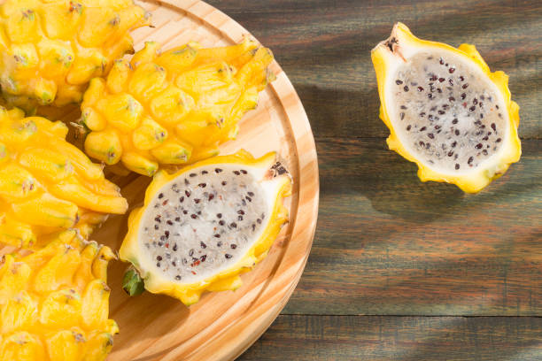 Yellow pitaya or dragon fruit