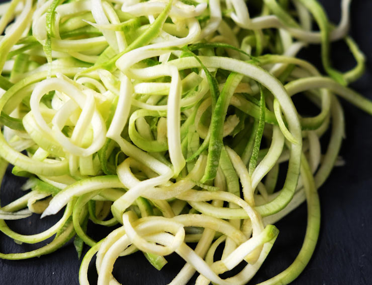 Zucchini noodles or zoodles
