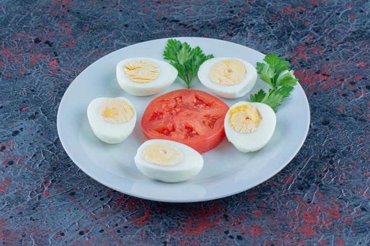 High Volume Low Calorie Hard Boiled Eggs