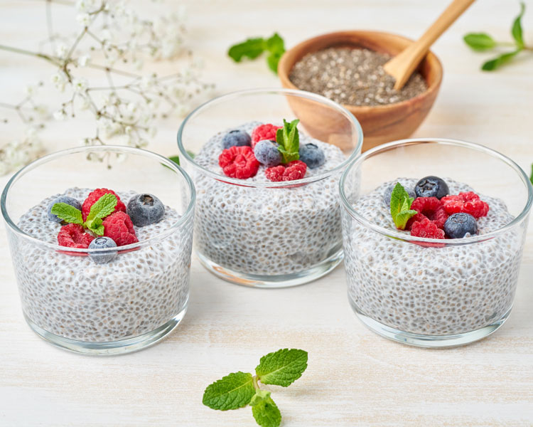 High Volume Low-Calorie Chia Pudding